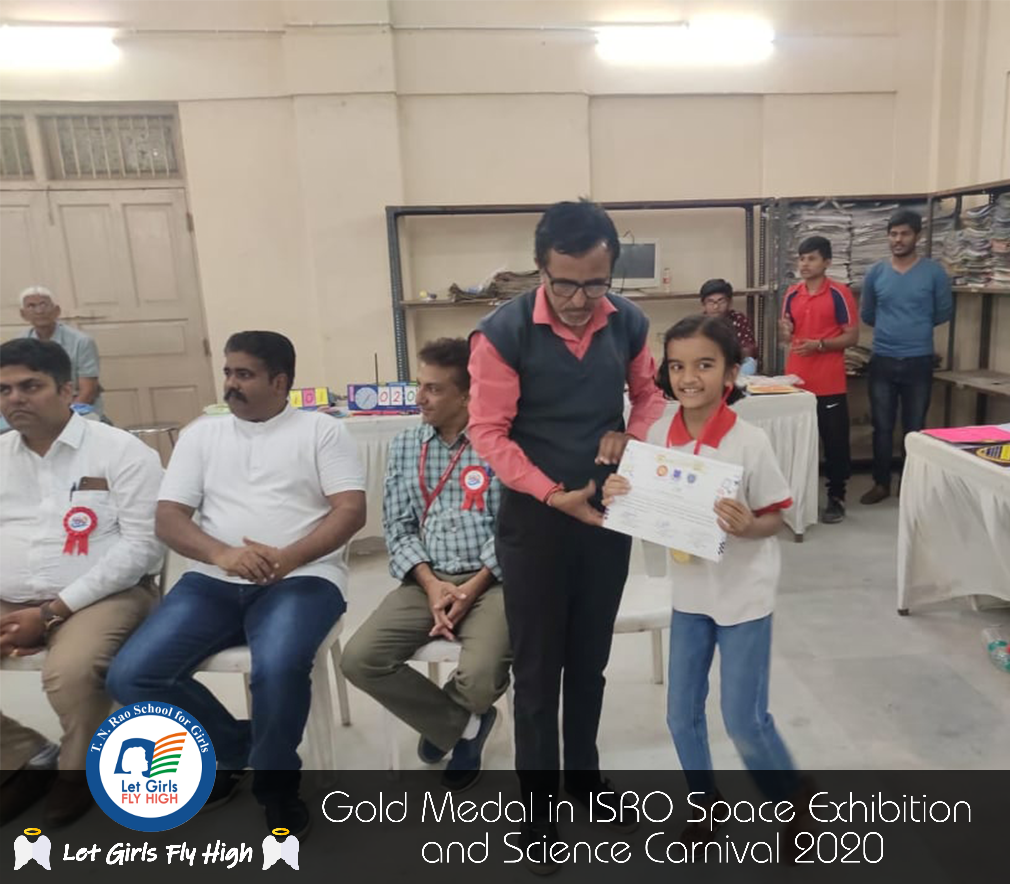 Gold Medal in ISRO Space Exibition 2020